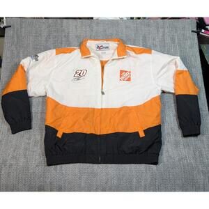 Vtg NASCAR Chase Home Depot Tony Stewart Puffer Jacket XL